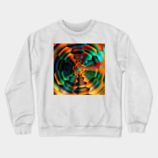 Pattern very colorful, three-dimensional Crewneck Sweatshirt